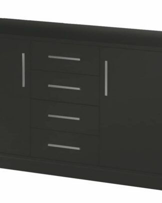 Komoda GENEWA 2, černý mat