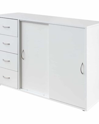 Prádelník 4 zásuvky + 2 dv. 1503 bílý