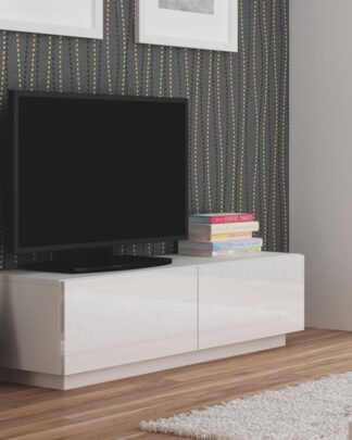 LIVO RTV-160S televizní stolek stojící, bílá
