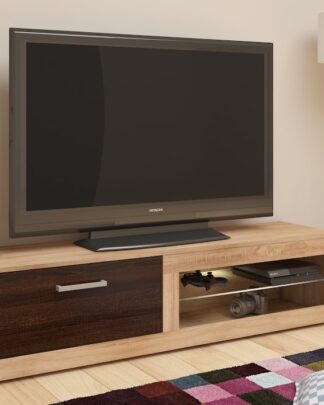 TV stolek VIKI NEW, dub sonoma/dub sonoma tmavý