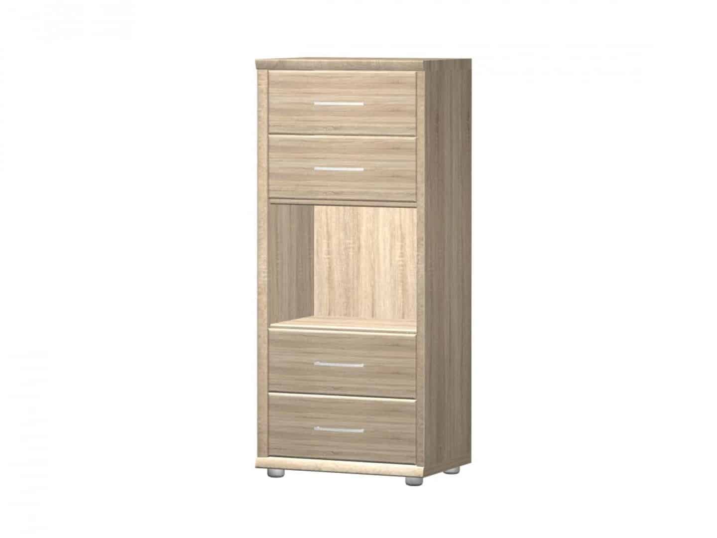 POINT komoda C6, dub bardolino