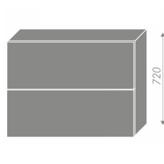 EMPORIUM, skříňka horní W8B 90 AV, korpus: bílý, barva: grey stone