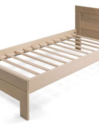 Postel WOODY CLASSIC 90x200 bez roštu, masiv buk/dub