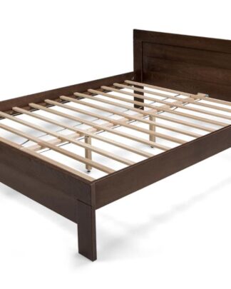 Postel WOODY CLASSIC 140x200 bez roštu, masiv buk/wenge