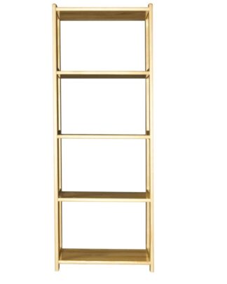 Regál ažurový výška 163 cm, šířka 60 cm, masiv borovice, moření: ...