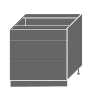 EMPORIUM, skříňka dolní D3m 80, korpus: jersey, barva: grey stone