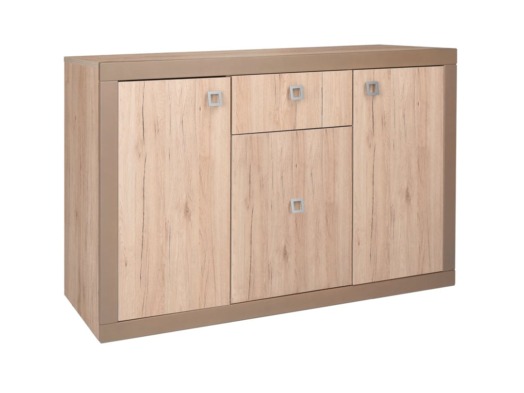 Komoda WOOD W140, dub san remo/latte