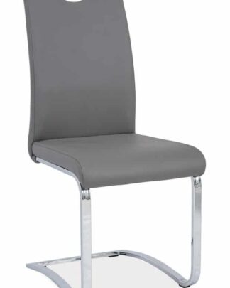 Jídelní čalouněná židle H-790, šedá