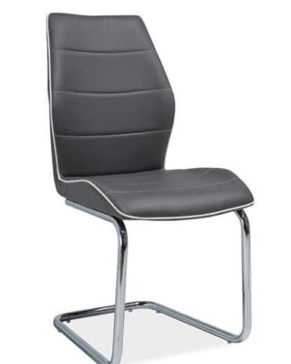 Jídelní čalouněná židle H-331, šedá