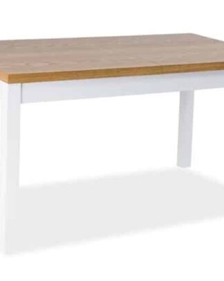 Jídelní stůl rozkládací KENT II 150x80, buk/bílá