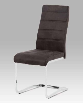 Jídelní židle DCH-451 GREY3, šedá/chrom