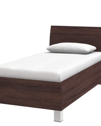 Postel UNO 90x200 cm, dub bardolino schoko