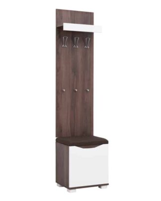 APOLON PA-2 MDF, OŘECH TABACCO / BÍLÁ LESK