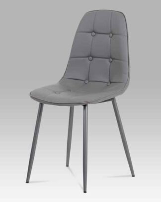 Jídelní židle CT-393 GREY, šedá/antracit