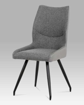 Jídelní židle DCH-351 GREY2, šedá/černá