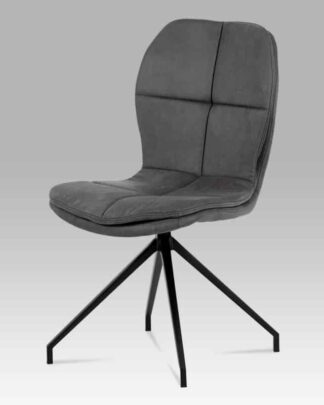 Jídelní židle HC-710 GREY3, šedá/černá