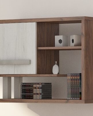 ANGEL závěsná skříňka 1D, craft tobaco/craft bílý