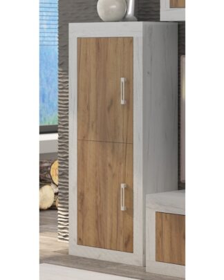 VERIN/17, regál 2D, craft bílý/craft zlatý