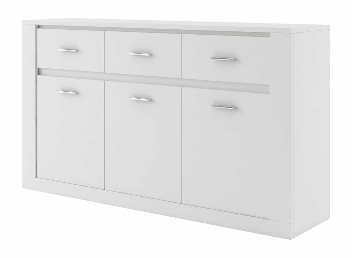 Komoda IDEA 09 3D3S, bílá