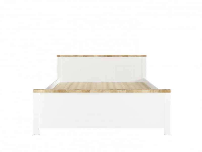 Manželská postel 160 cm BRW Zele LOZ/160