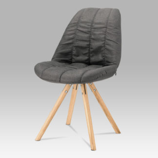 Jídelní židle CT-121 GREY2, šedá látka/dub masiv