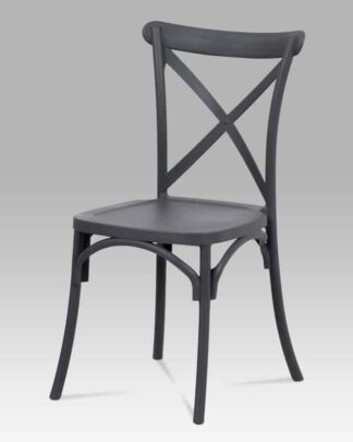 Jídelní židle CT-830 GREY, šedý plast