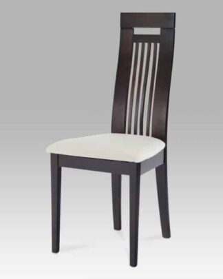 Jídelní židle BEZ SEDÁKU masiv buk, moření wenge BC-22412 BK Autronic