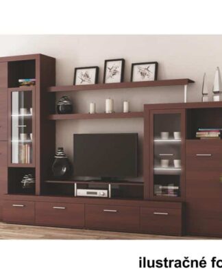 Obývací stěna ATLANTIS NEW kaštan / wenge Tempo Kondela