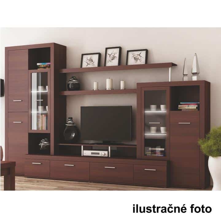 Obývací stěna ATLANTIS NEW kaštan / wenge Tempo Kondela