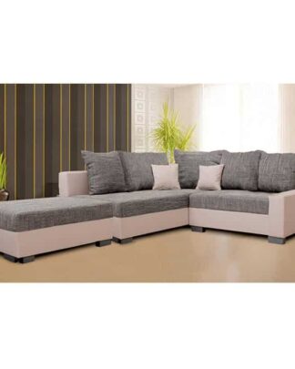 Rohová sedací souprava, L, alova béžová + šenil Berlin melír, IDA NEW | tempo Kondela 0000149749 Tempo Kondela