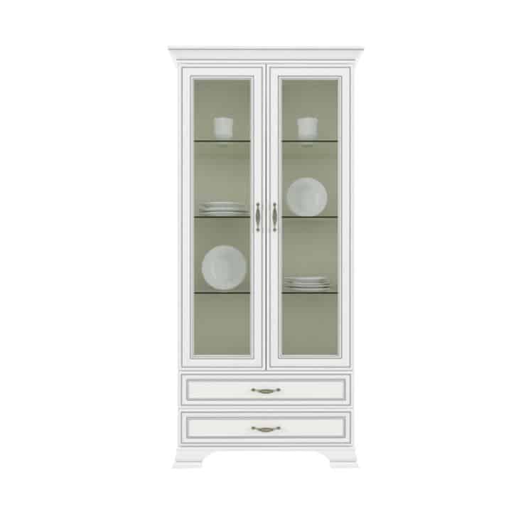 Vitrína se zásuvkami TIFFY 03 2W2S woodline krém Tempo Kondela