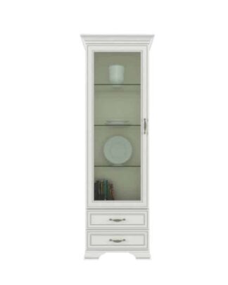 Vitrína se zásuvkami 1W2S TIFFY 04 woodline krem Tempo Kondela