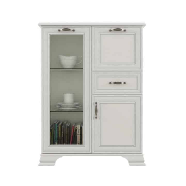 Komoda s barem TIFFY 09 woodline krém Tempo Kondela