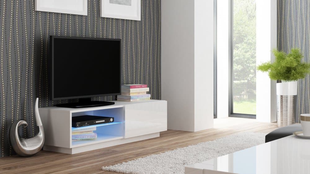 TV stolek LIVO RTV-120S bílá Halmar