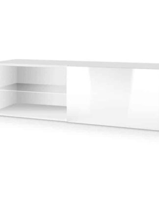 Závěsný TV stolek LIVO RTV-120W bílá Halmar