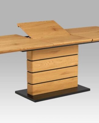 Jídelní stůl HT-705 OAK divoký dub / černá Autronic