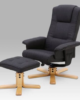 TV křeslo s taburetem TV-5010 GREY2 šedá Autronic