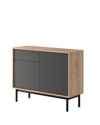 Komoda BERGEN BK104 dub jackson hickory / grafit Tempo Kondela