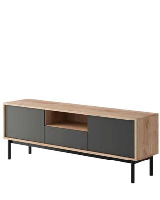 RTV stolek BERGEN BRTV154 dub jackson hickory / grafit Tempo Kondela