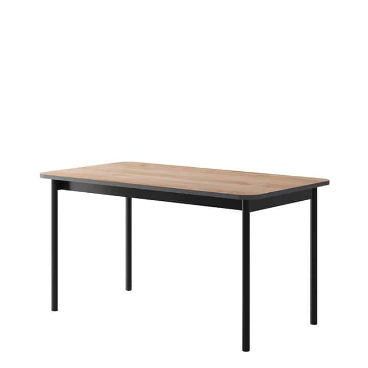 Jídelní stůl BERGEN BL140 dub jackson hickory / grafit Tempo Kondela