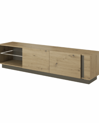RTV stolek 187 CITY dub artisan / šedý grafit Tempo Kondela