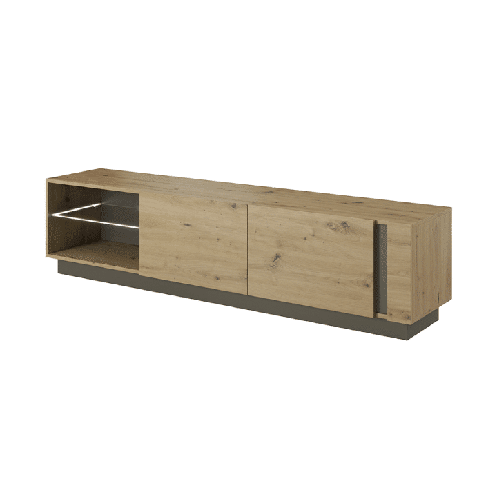RTV stolek 187 CITY dub artisan / šedý grafit Tempo Kondela
