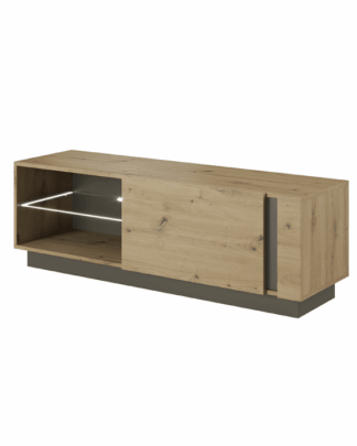 RTV stolek 138 CITY dub artisan / šedý grafit Tempo Kondela
