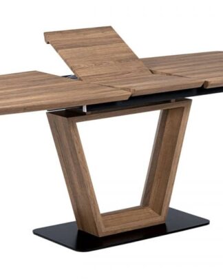 Jídelní stůl HT-814 OAK3 divoký dub / matná černá Autronic
