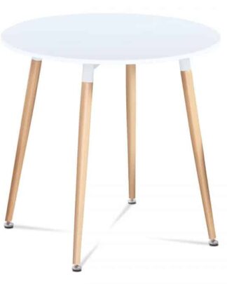 Jídelní stůl DT-608 WT bílá / buk Autronic