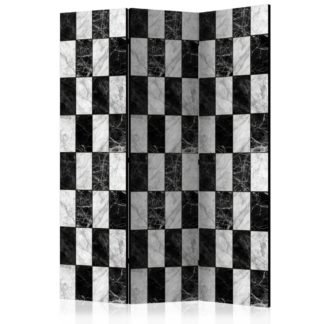Paraván Checker Dekorhome 135x172 cm (3-dílný)