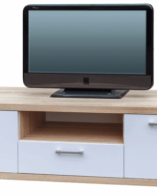 TV komoda Nova RTV 150, dub sonoma/bílá