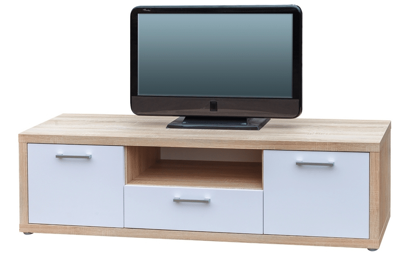TV komoda Nova RTV 150, dub sonoma/bílá