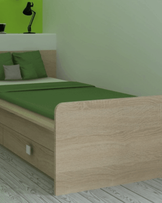 Postel Pingu AS-28 90x200, dub sonoma