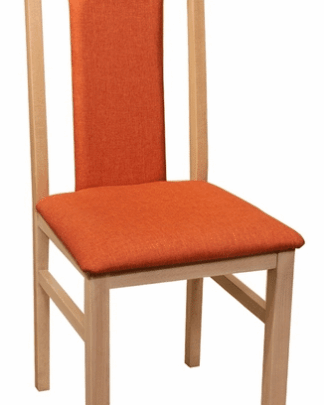 Jídelní židle Michaela, dub/oranžová
